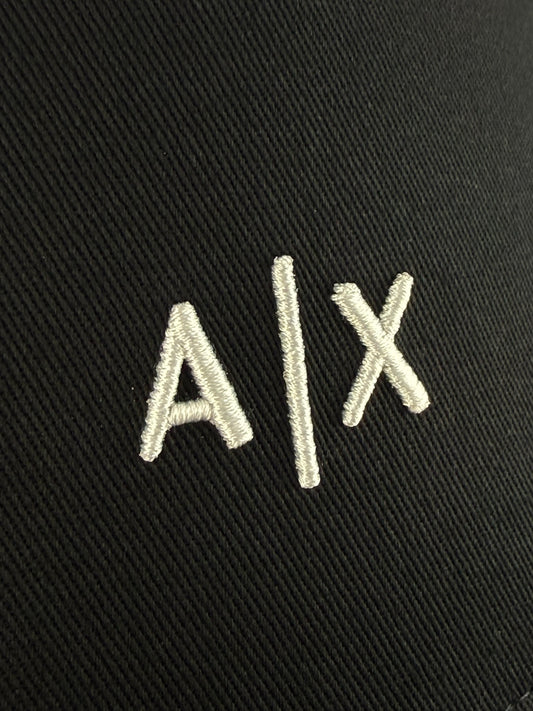 GORRA ARMANI MINI A/X NEGRO LOGO BORDADO