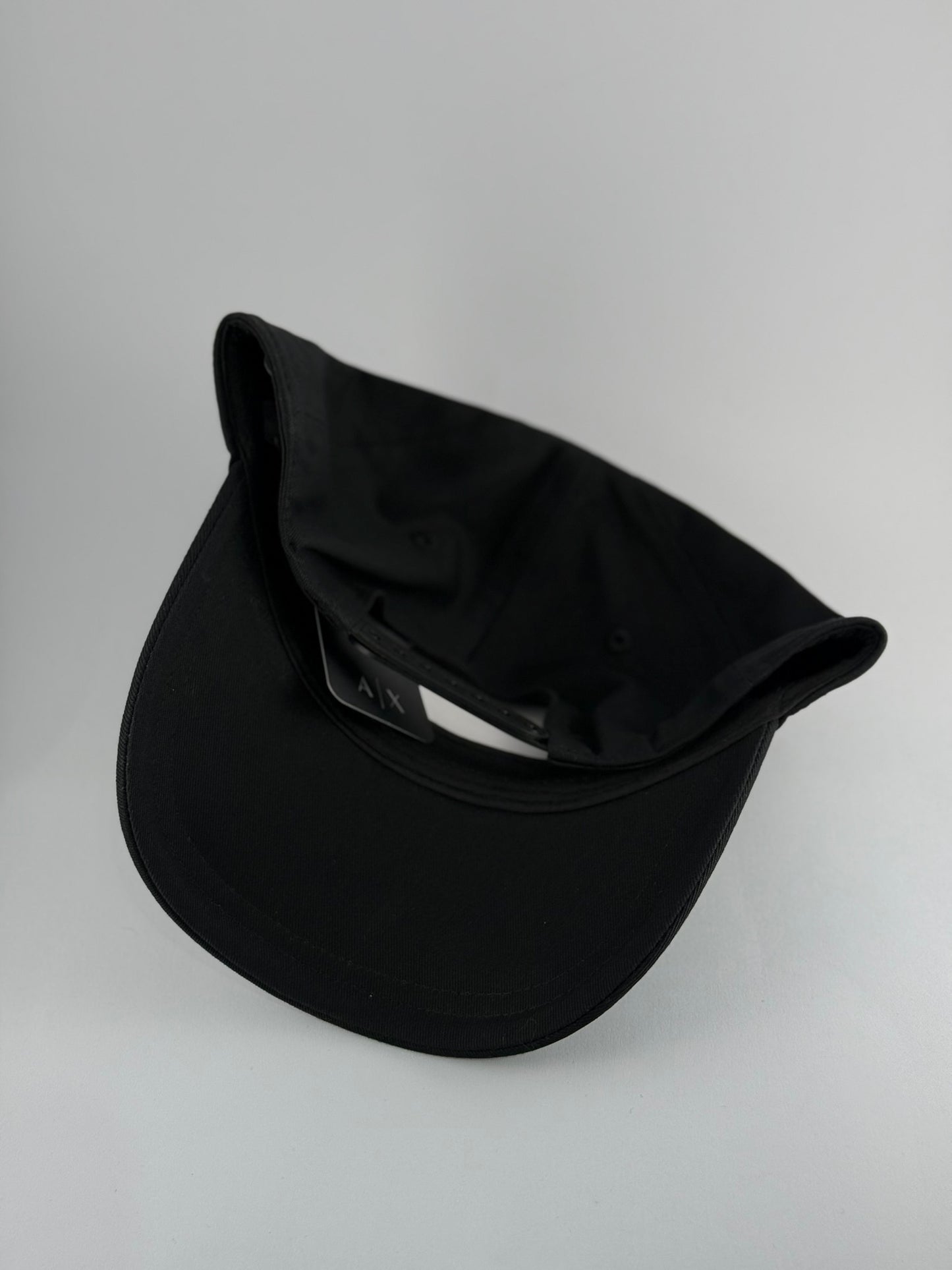 GORRA ARMANI MINI A/X NEGRO LOGO BORDADO