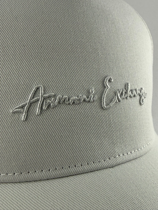 GORRA ARMANI CURSIVA BLANCO