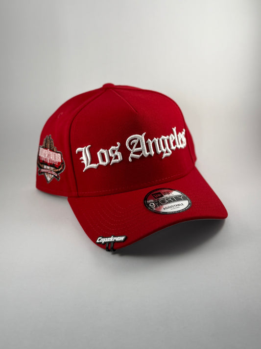 GORRA NEW ERA LOS ANGELES “DODGERS STADIUM” ROJA