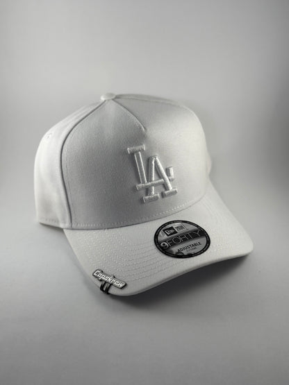GORRA NEW ERA LOS ANGELES ALL WHITE