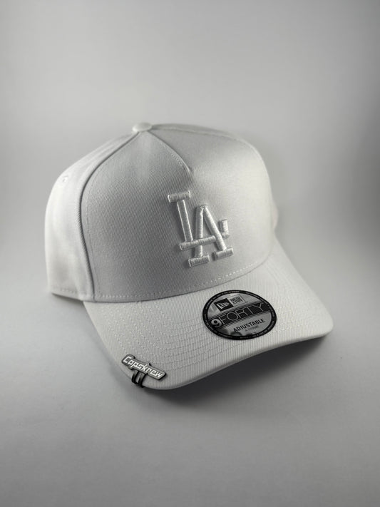 GORRA NEW ERA LOS ANGELES ALL WHITE