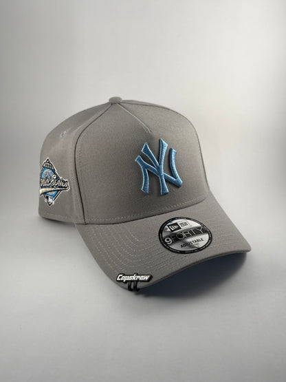 GORRA NEW ERA YANKEES “WORD SERIES” GRAY N BLUE