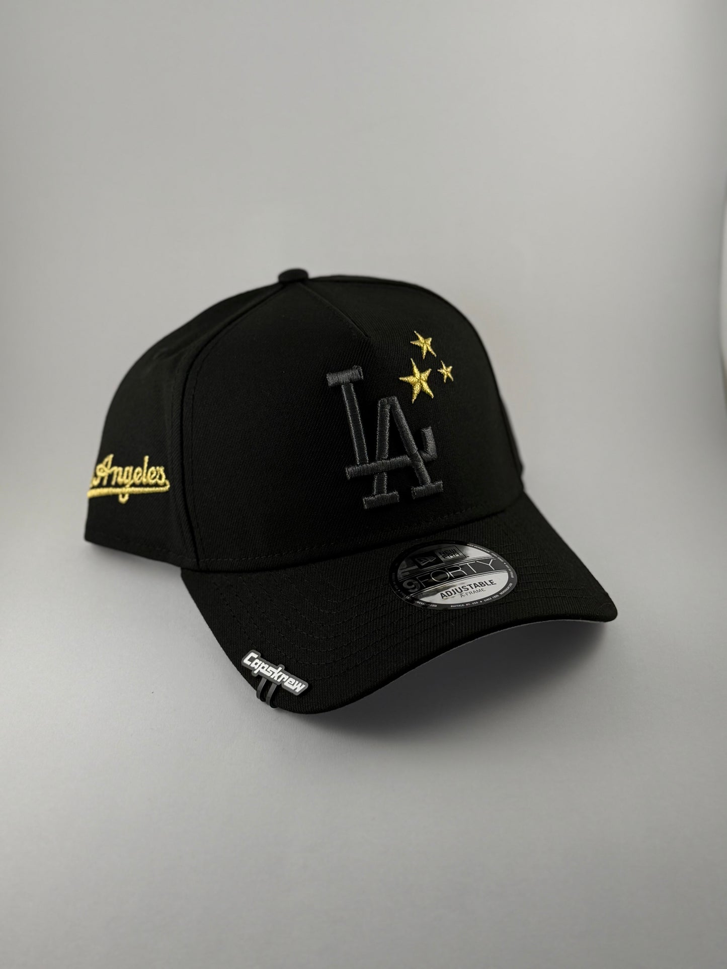 GORRA NEW ERA LOS ÁNGELES BLACK GOLD