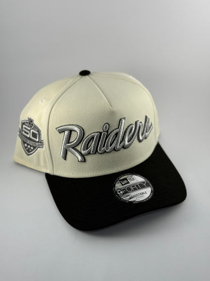 GORRA NEW ERA LAS VEGAS RAIDERS '50 ANNIVERSAY CHROME'