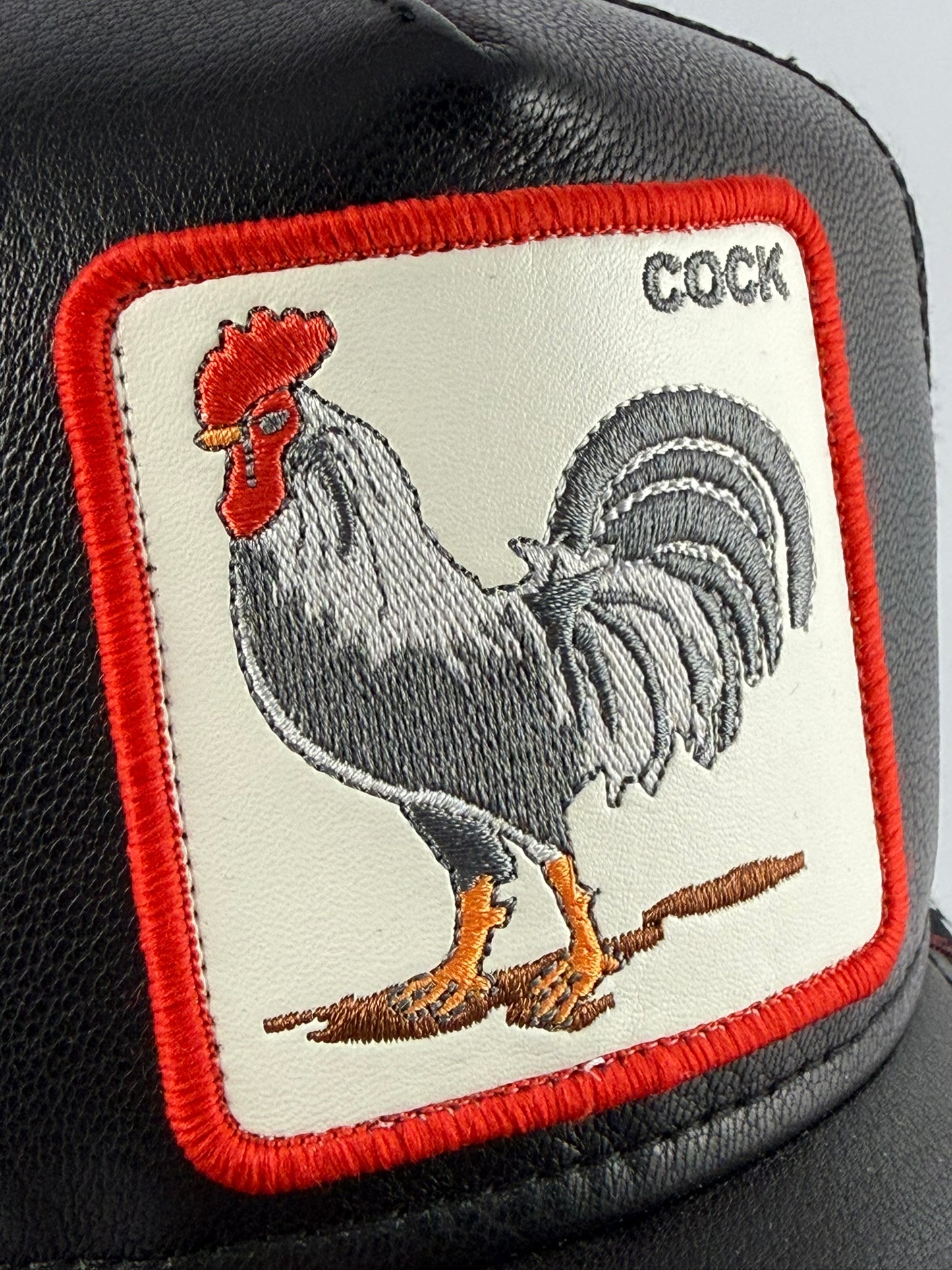 GORRA GOORIN COCK CUERO NEGRO