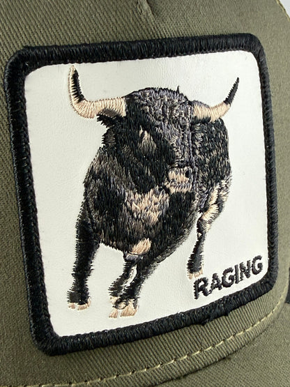 GORRA GOORIN RAGING TORO VERDE OLIVA