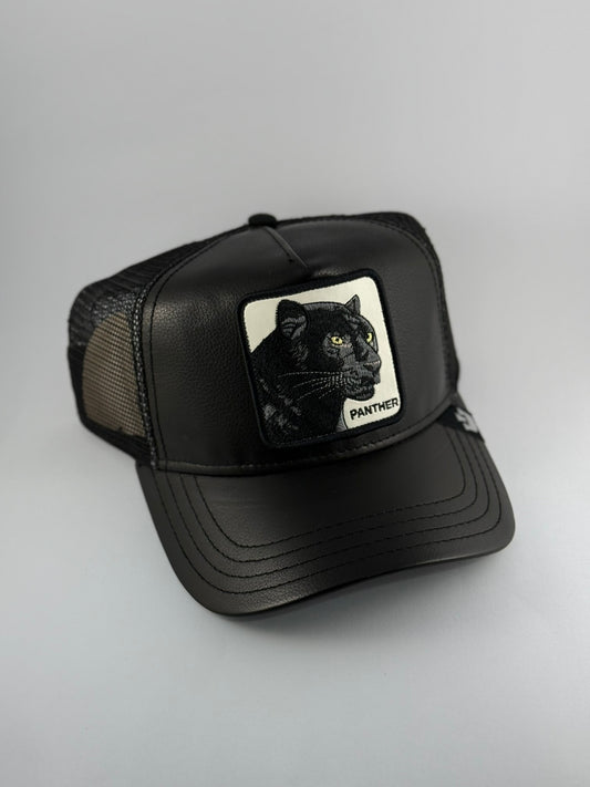 GORRA GOORIN PANTHER CUERO NEGRO