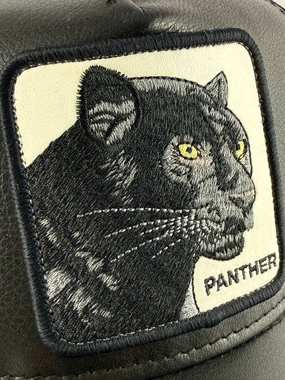 GORRA GOORIN PANTHER CUERO NEGRO