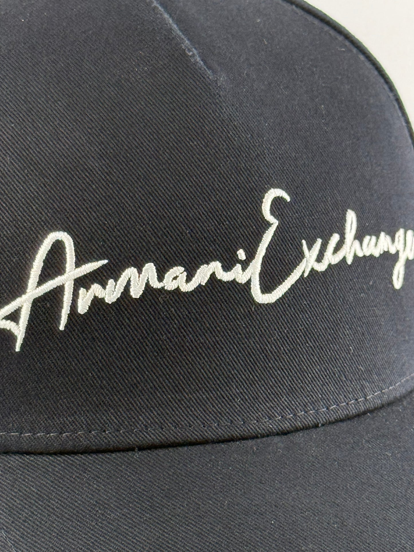 GORRA ARMANI CURSIVA AZUL NAVY