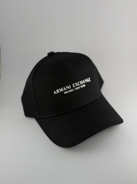 GORRA ARMANI MILANO NEGRO LOGO ESTAMAPADO
