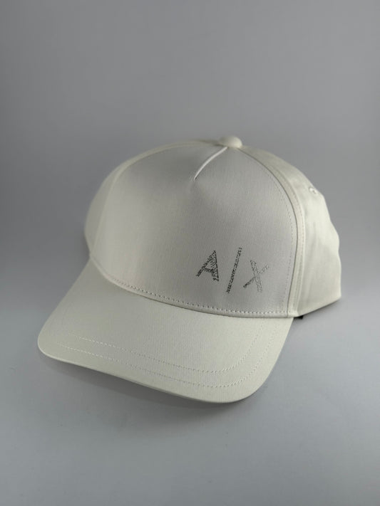 GORRA ARMANI DIGITAL BLANCO LOGO ESTAMPADO