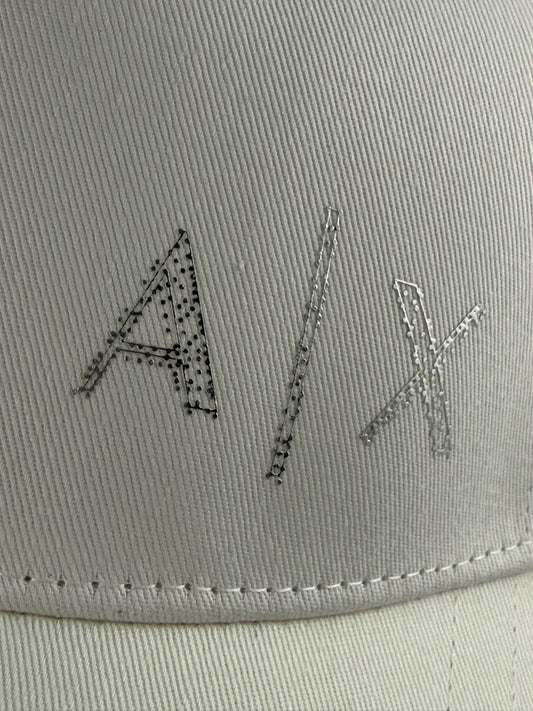 GORRA ARMANI DIGITAL BLANCO LOGO ESTAMPADO