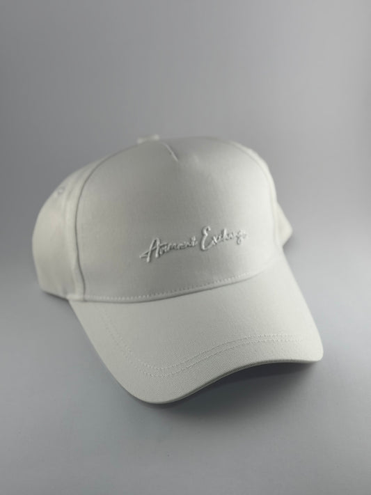 GORRA ARMANI CURSIVA BLANCO