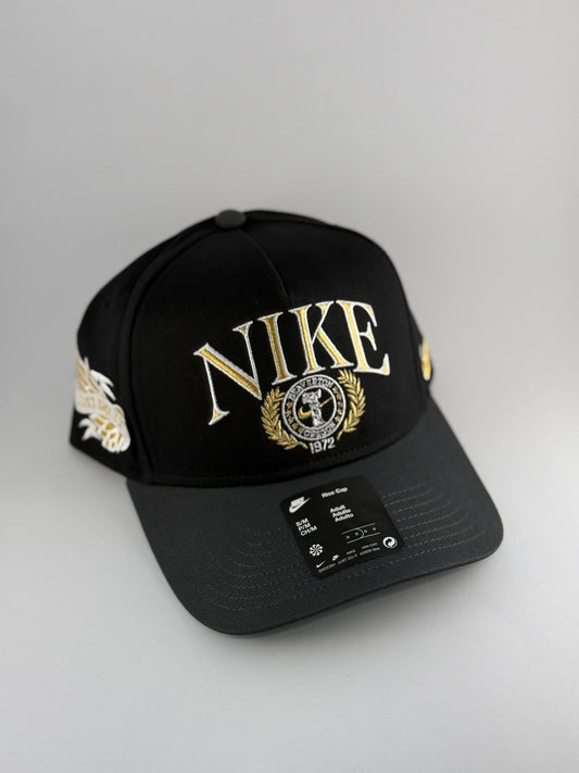 GORRA NIKE A-FRAME DUOTONO LOGO BORDADO NEGRO