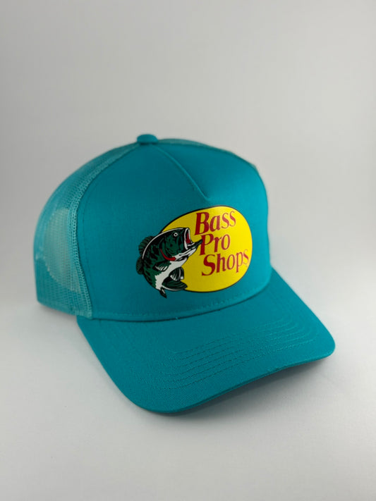 GORRA BASS PRO SHOPS LOGO ESTAMPADO AZUL AGUAMARINA